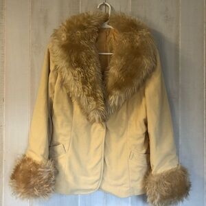 Women's Faux Fur Afghan Coat